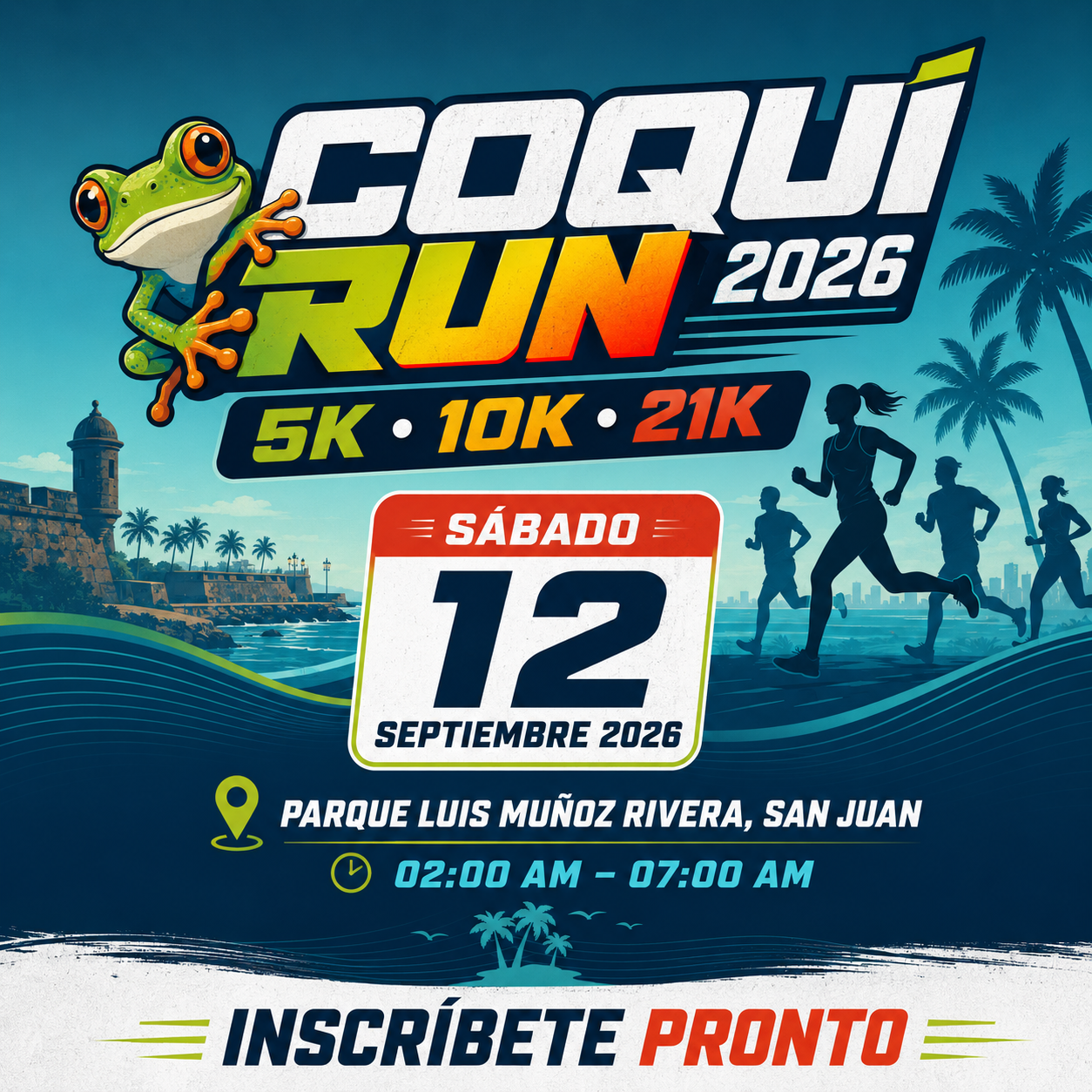 Coquí Run 2026 — 5K, 10K y 21K